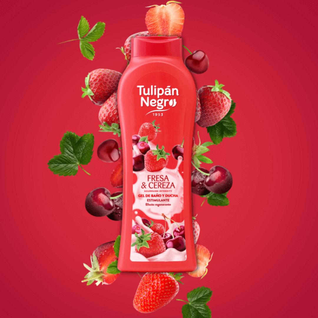 Gel da bagno  Fragola e Ciliegia 650 ml
