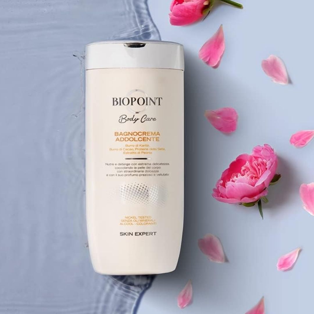 BIOPOINT BAGNOCREMA ADDOLCENTE - Con Burro di Karitè e Cacao 400ml