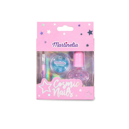 COSMIC NAILS - Set di glitter e smalto unghie con pennellino
