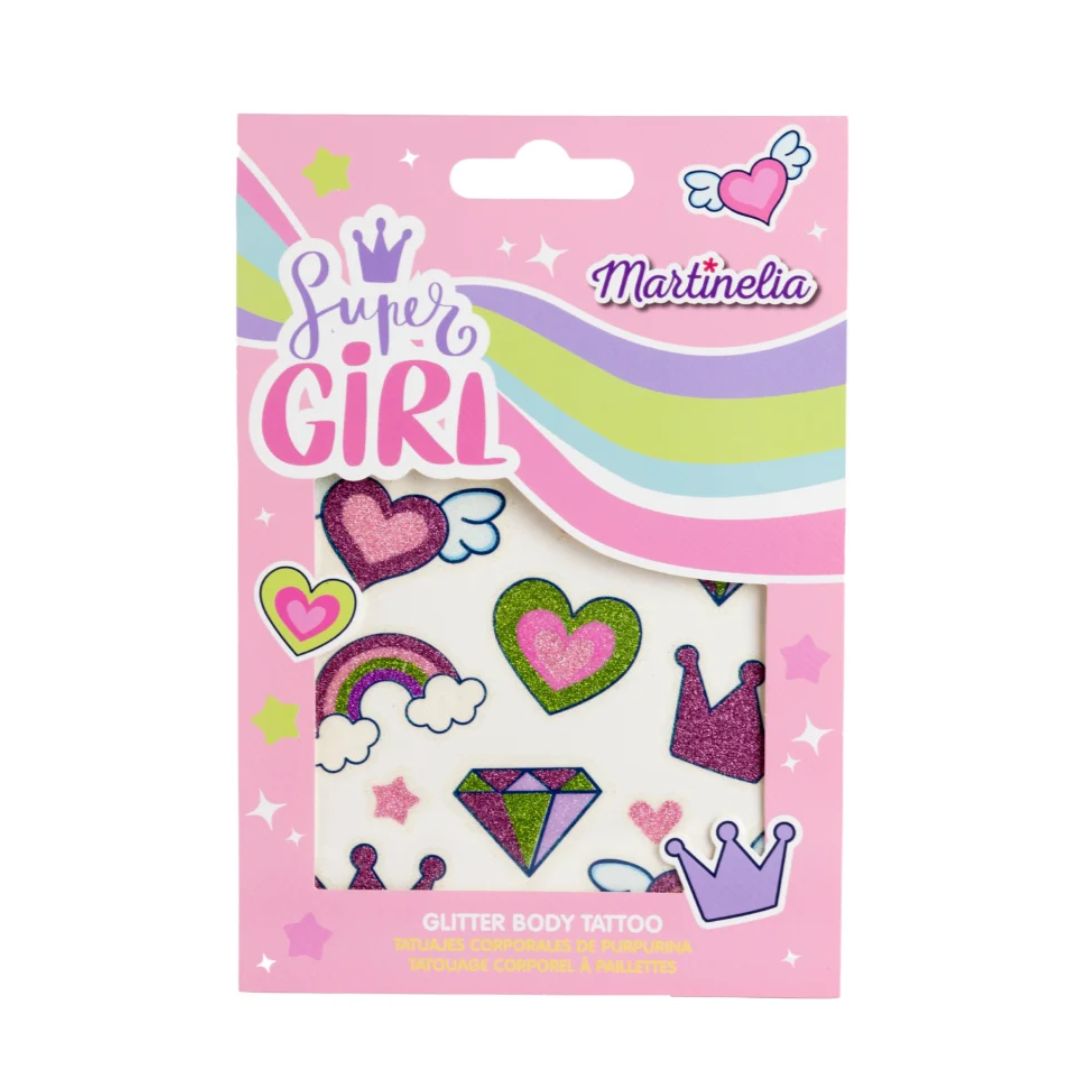 SUPER GIRL - BODY TATTOO GLITTER