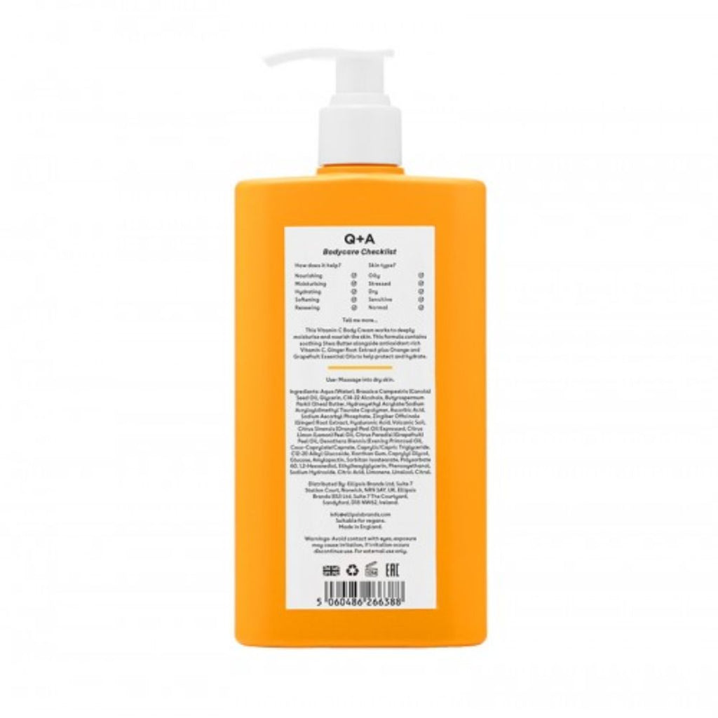 Q+A VITAMIN C - Crema corpo alla vitamina C 250ml