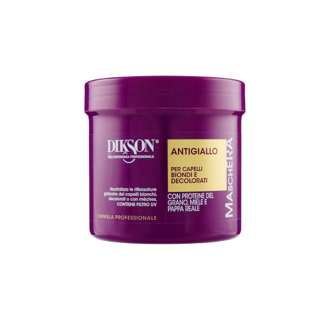 MASCHERA ANTIGIALLO - Per capelli biondi grigi e decolorati  500ml