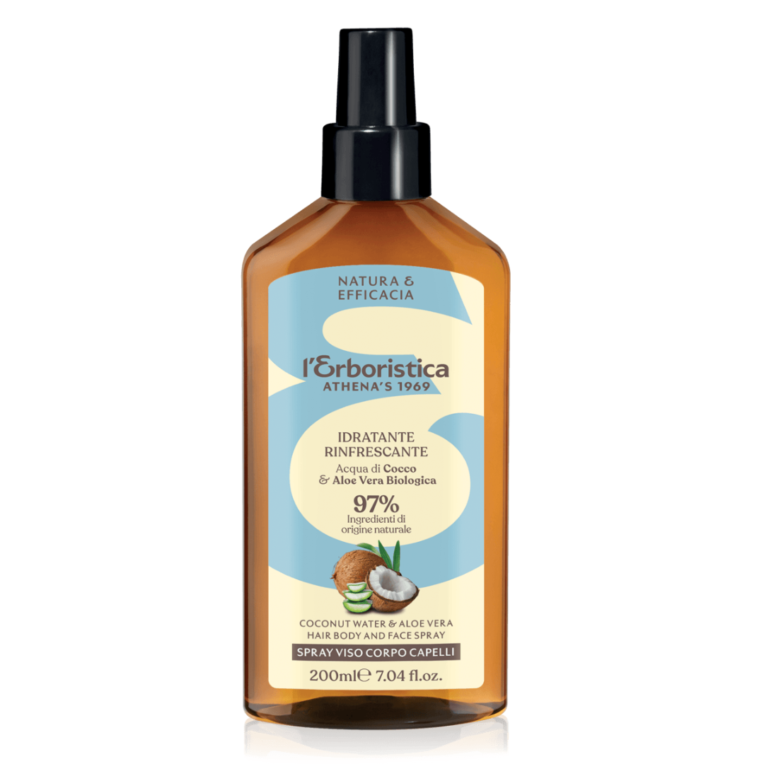 COCCO VEGAN -  Spray all’acqua di Cocco e Aloe Vera 100% BIO