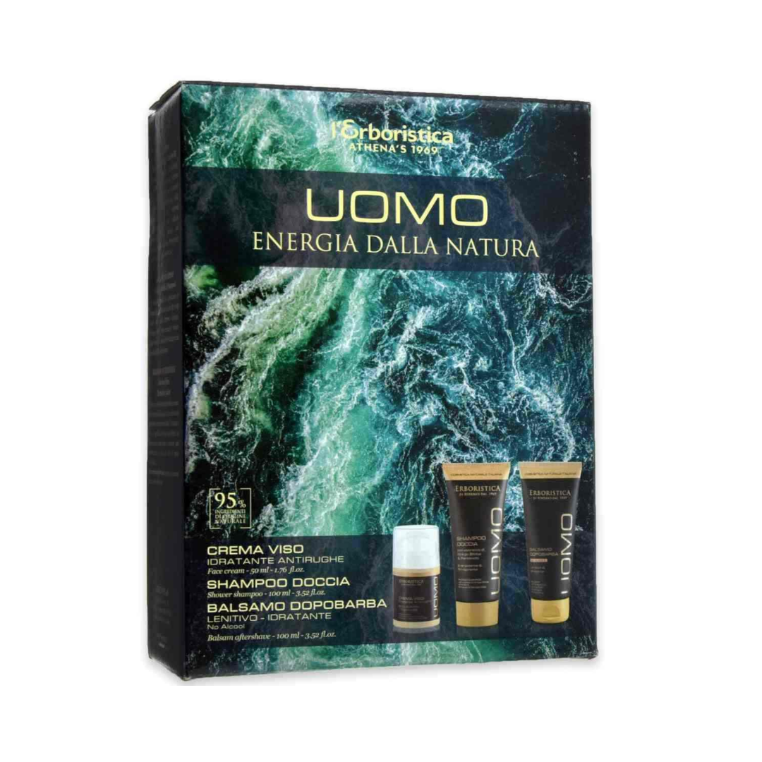 UOMO ENERGIA DELLA NATURA - Travel-Gift Set Beauty Viso-Corpo