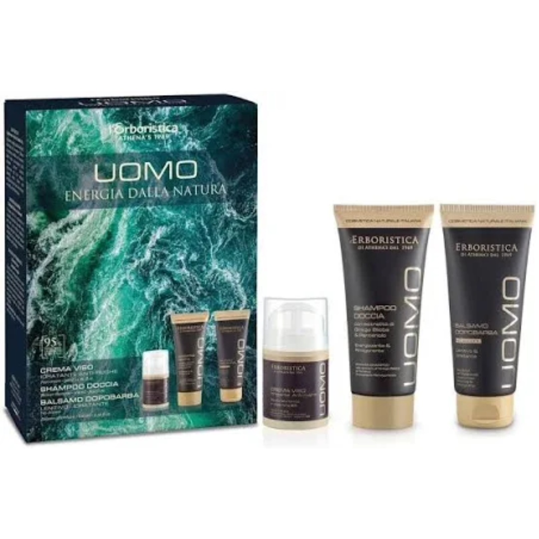 UOMO ENERGIA DELLA NATURA - Travel-Gift Set Beauty Viso-Corpo