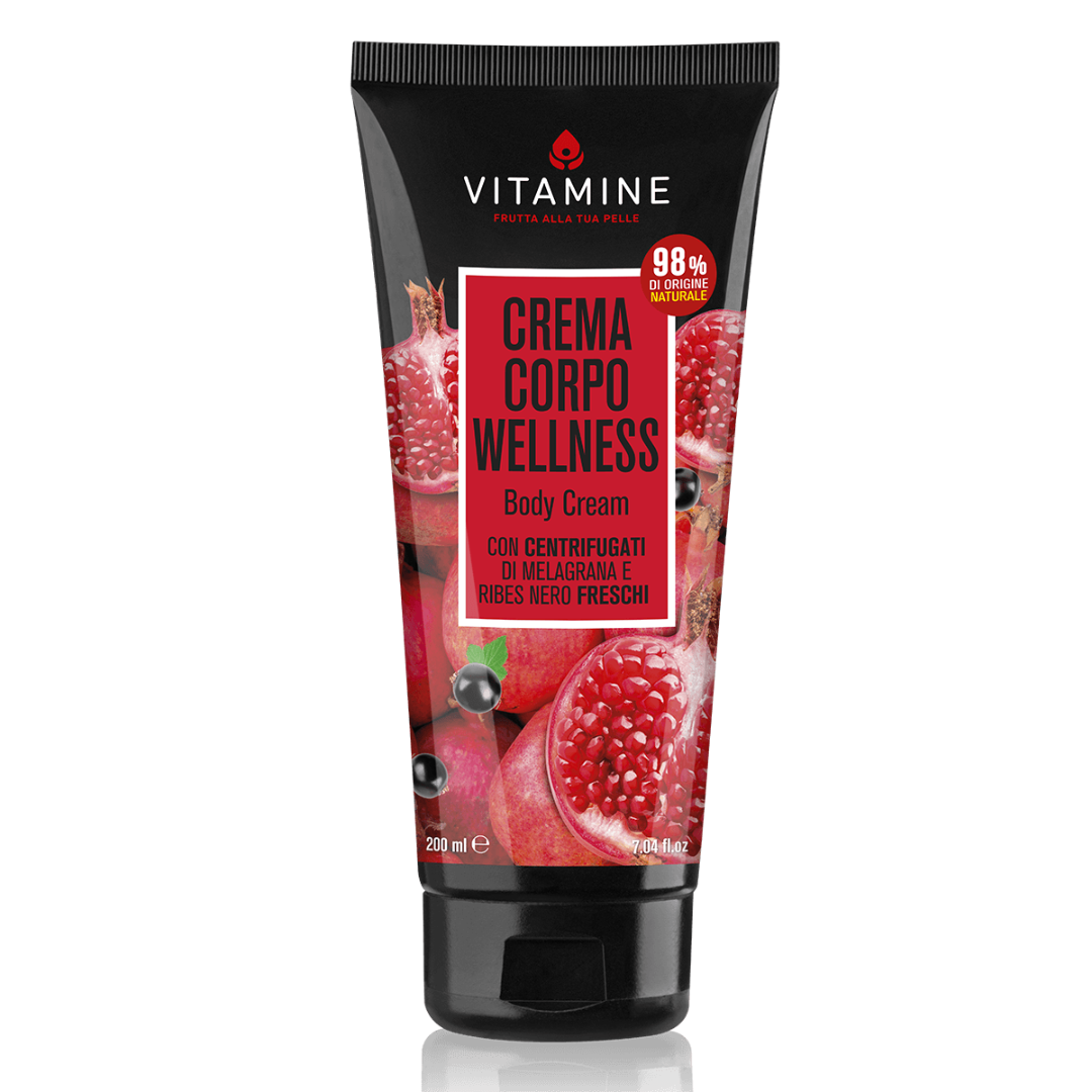 VITAMINE - CREMA CORPO WELLNESS MELAGRANA & RIBES NERO