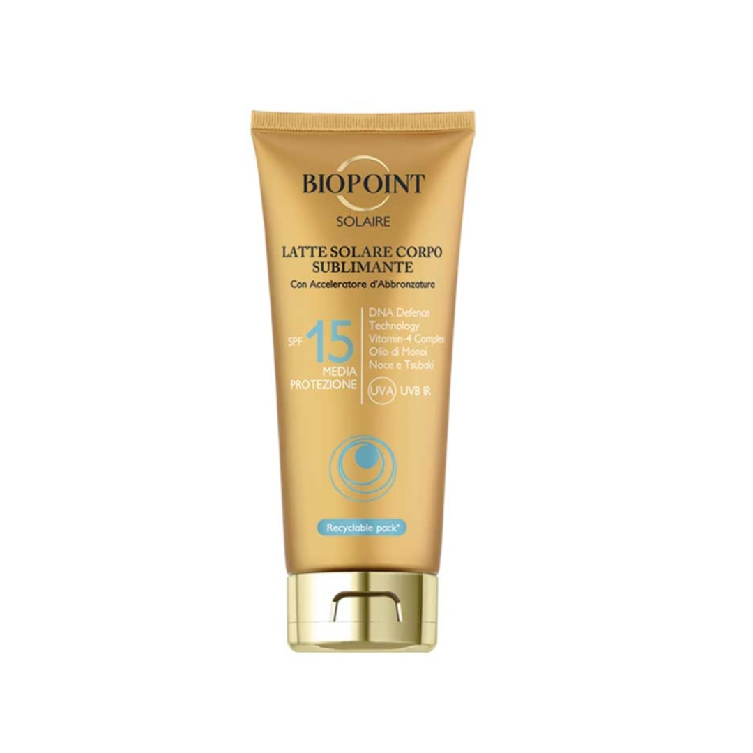 BIOPOINT LATTE CORPO SUBLIMANTE - Protezione SPF15