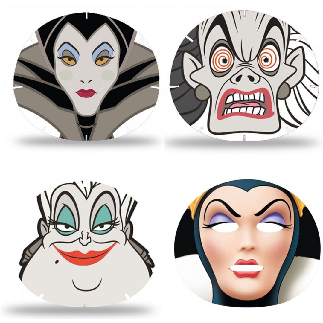 Disney - Collezione Di Maschere Per Il Viso Delle Cattive Disney Pop