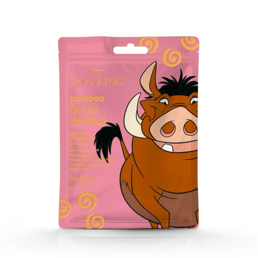 Disney - Maschera Viso In Tessuto  Re Leone Pumba