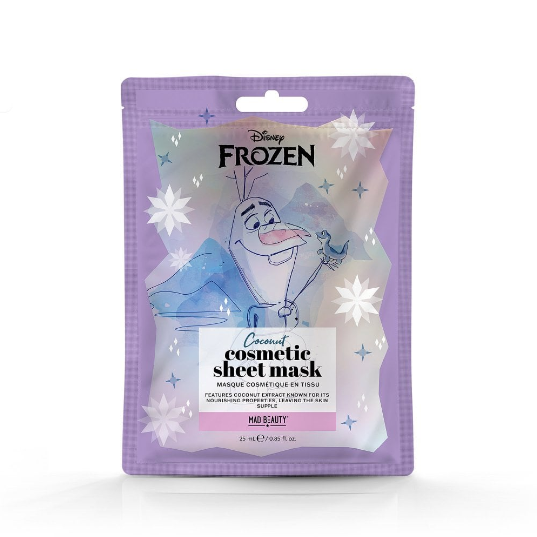 Disney - Maschera Viso In Tessuto Frozen Olaf cocco