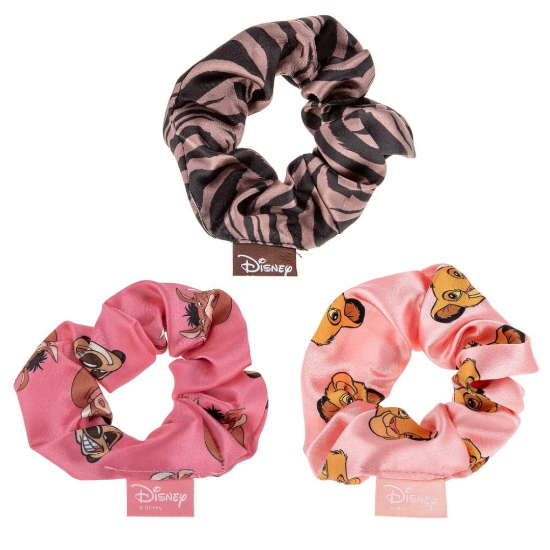 DISNEY IL RE LEONE - Set 3 Scrunchies per Capelli