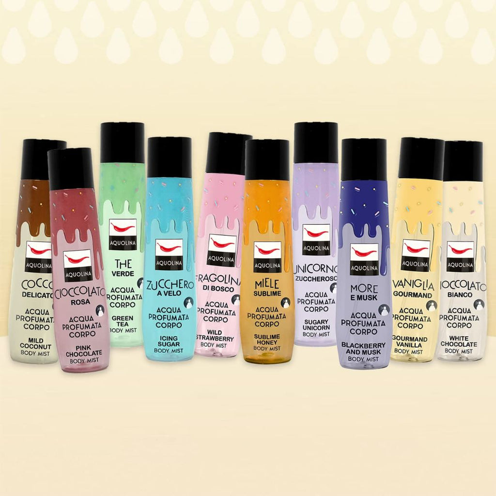 AQUOLINA - Acqua profumata corpo 150ML CIOCCOLATO ROSA