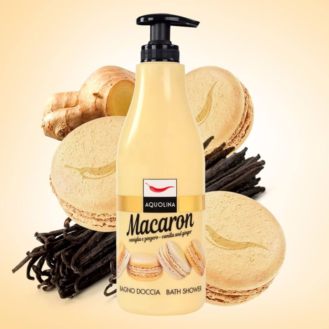 MACARON - Bagno doccia 500ml Vaniglia e Zenzero