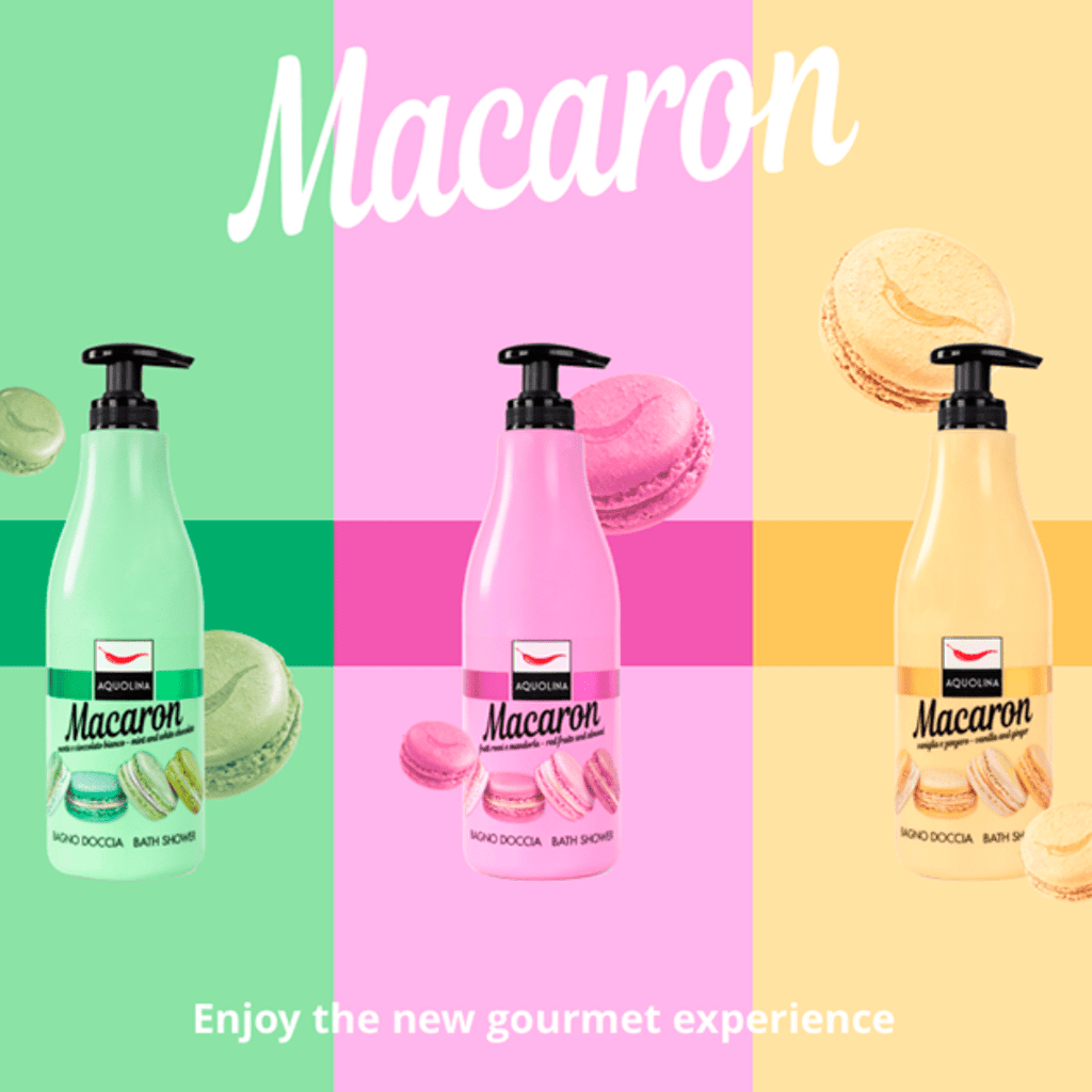 MACARON - Bagno doccia 500ml Vaniglia e Zenzero - Liquidò
