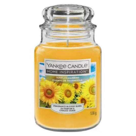 Yankee Candle - Sunflower fields champs de tournesols Giara grande 538g