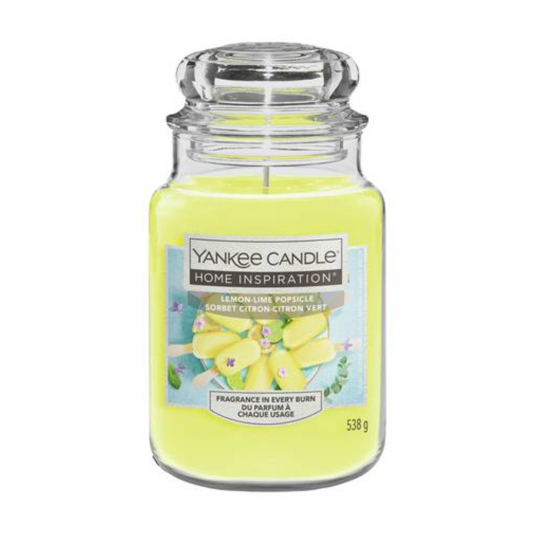 Yankee Candle - lemon-lime popsicle sorbet  Giara grande 538g