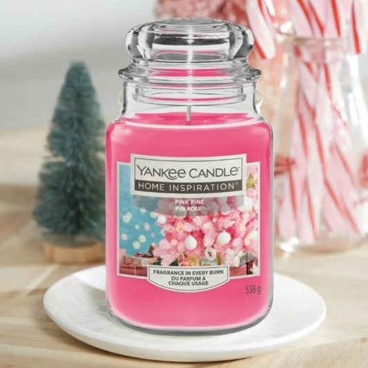 Yankee Candle - Pink pine pin rose Giara Grande 538g