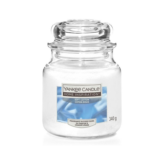 Yankee Candle - Soft cotton Giara media 340g