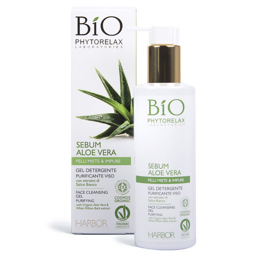 PHYTORELAX - GEL DETERGENTE PURIFICANTE VISO con estratto di Salice Bianco