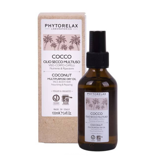 PHYTORELAX - OLIO SECCO MULTIUSO VISO-CORPO-CAPELLI NUTRIENTE & RIPARATORE – COCCO