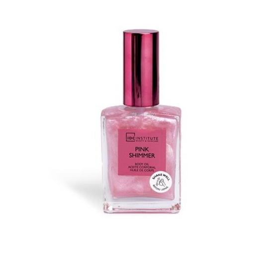 IDC - PINK SHIMMER OIL - Spray illuminante olio  corpo 50ml