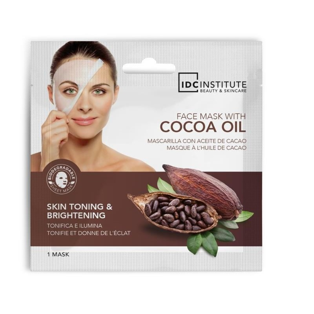 IDC - Maschera viso tonificante e chiarificante all'olio di cacao