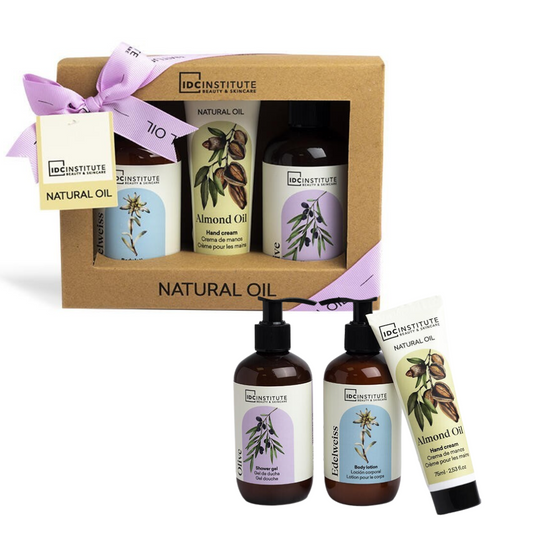 IDC - Set regalo 3 pezzi olio naturale in scatola