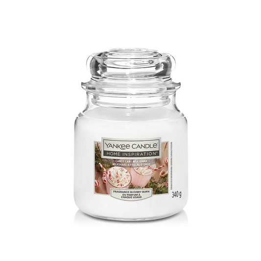 Yankee Candle WINTER - CANDY CANE MILKSHAKE Giara media 340g