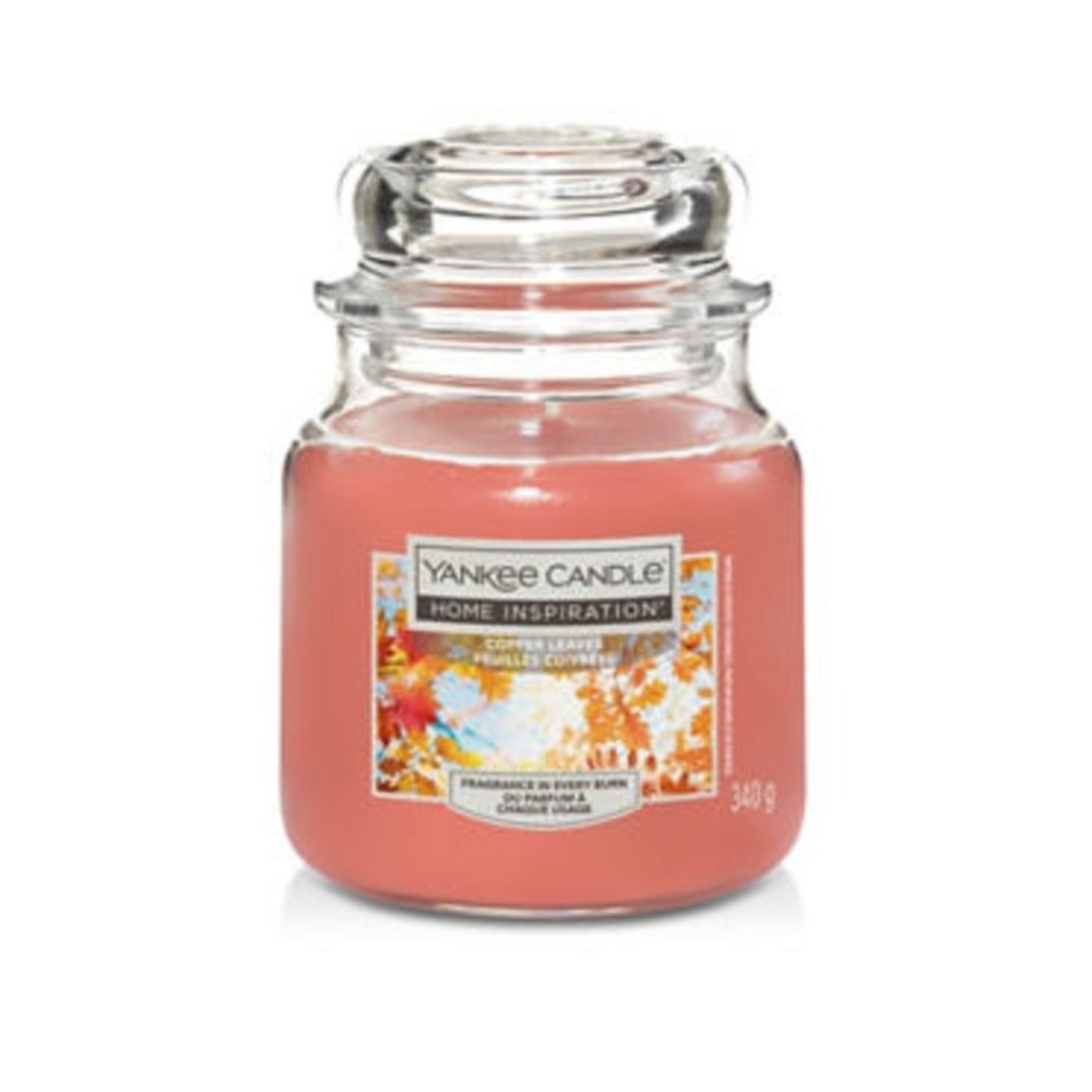 Yankee Candle WINTER - COPPER LEAVES Giara media 340g