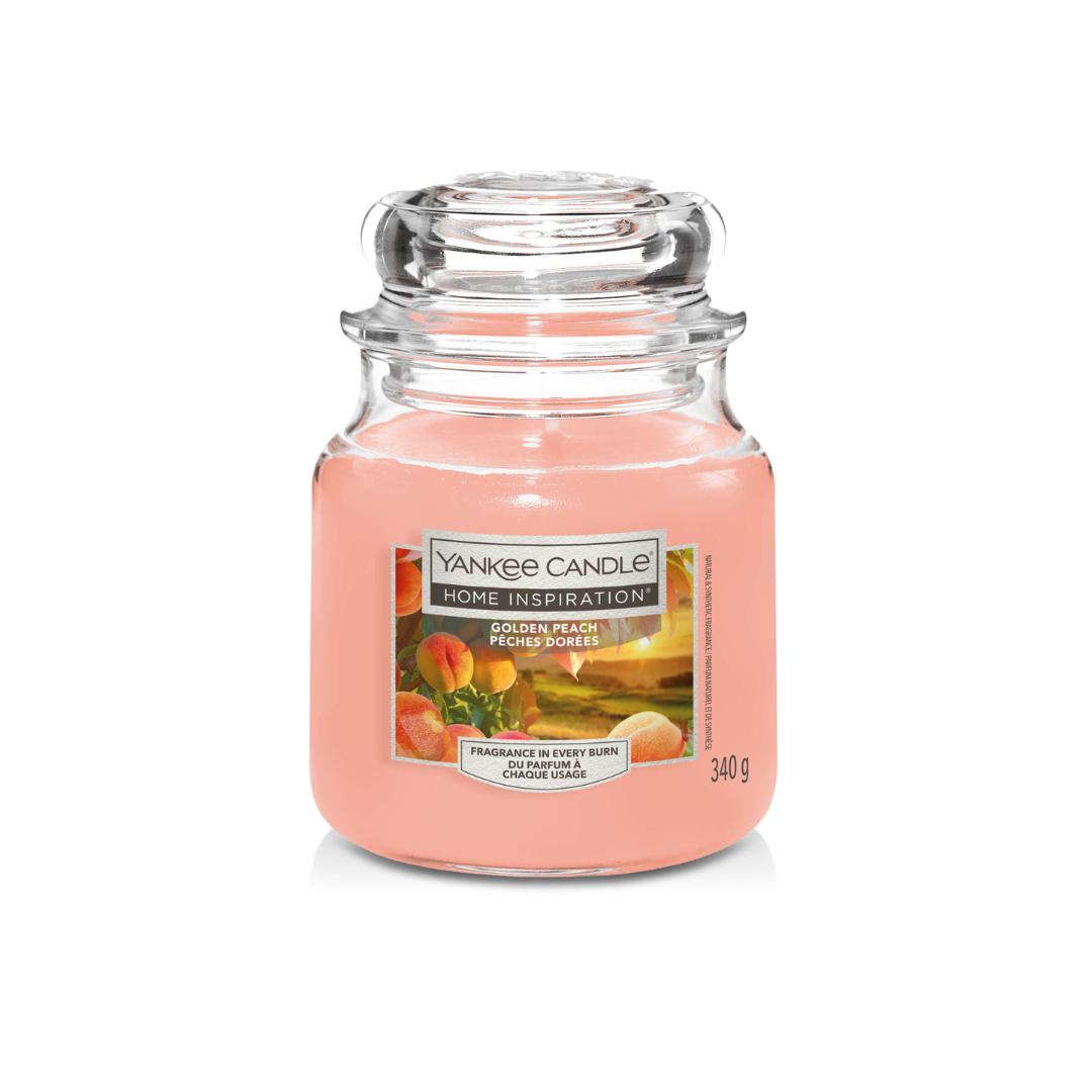 Yankee Candle WINTER - GOLDEN PEACH Giara media 340g