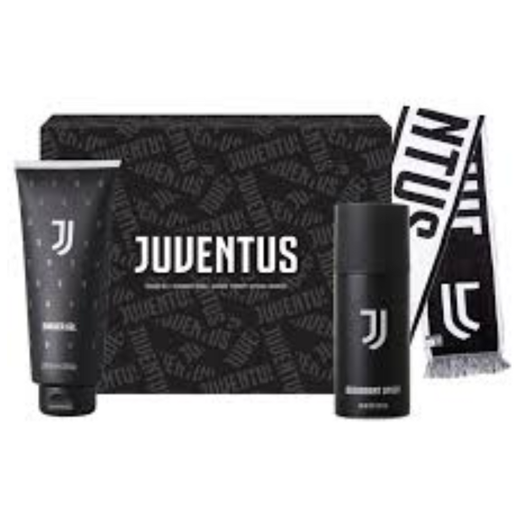 JUVENTUS MAN - CONFEZIONE SCIARPA + DEO 150ML + SHOWER GEL