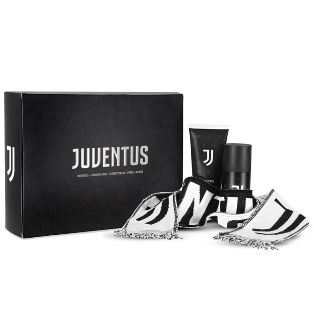 JUVENTUS MAN - CONFEZIONE SCIARPA + DEO 150ML + SHOWER GEL