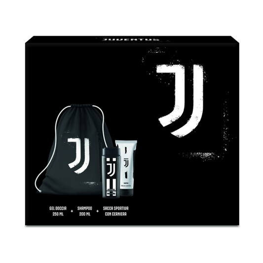 JUVENTUS - COFANETTO SACCA + GEL DOCCIA 250 ML + SHAMPOO TUBO 200 ML