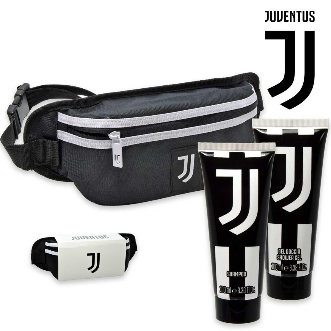 JUVENTUS - COFANETTO MARSUPIO + GEL DOCCIA TUBO 100 ML + SHAMPOO TUBO 100 ML