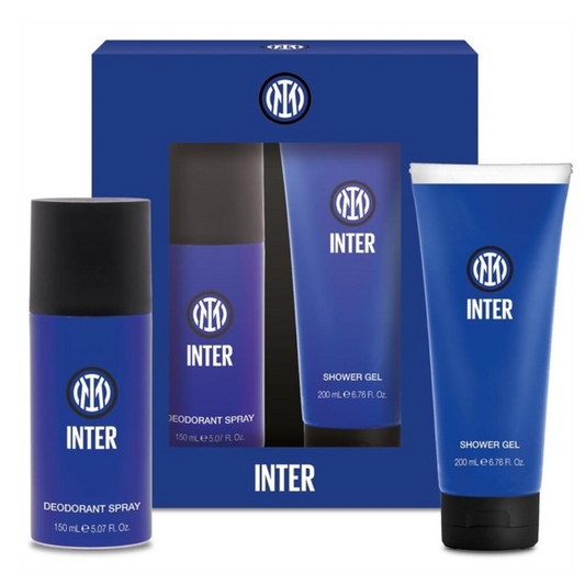 INTER - COFANETTO DEODORANTE 150 ML + SHOWER GEL TUBO 200 ML