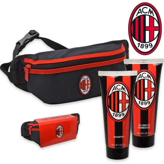 MILAN - COFANETTO MARSUPIO + GEL DOCCIA TUBO 100 ML + SHAMPOO TUBO 100 ML