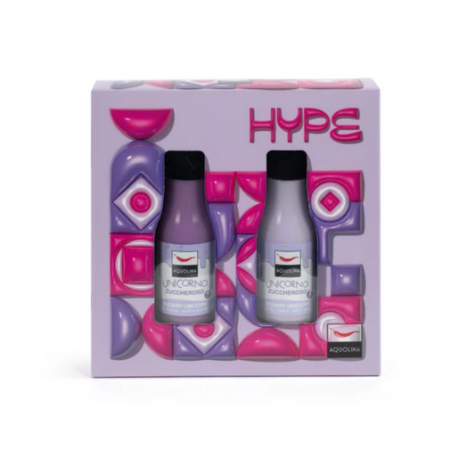 AQUOLINA - Hype - unicorno zuccheroso bagno doccia 125 ml + latte corpo 125 ml