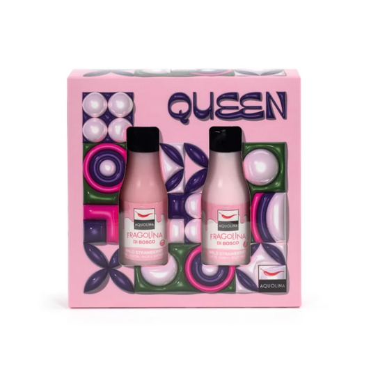 AQUOLINA - Queen - fragolina di bosco bagno doccia 125 ml + latte corpo 125 ml