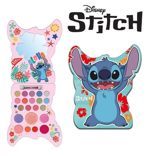 Disney Stitch - Stitch Trousse Ombretti, Lip Gloss e Fard