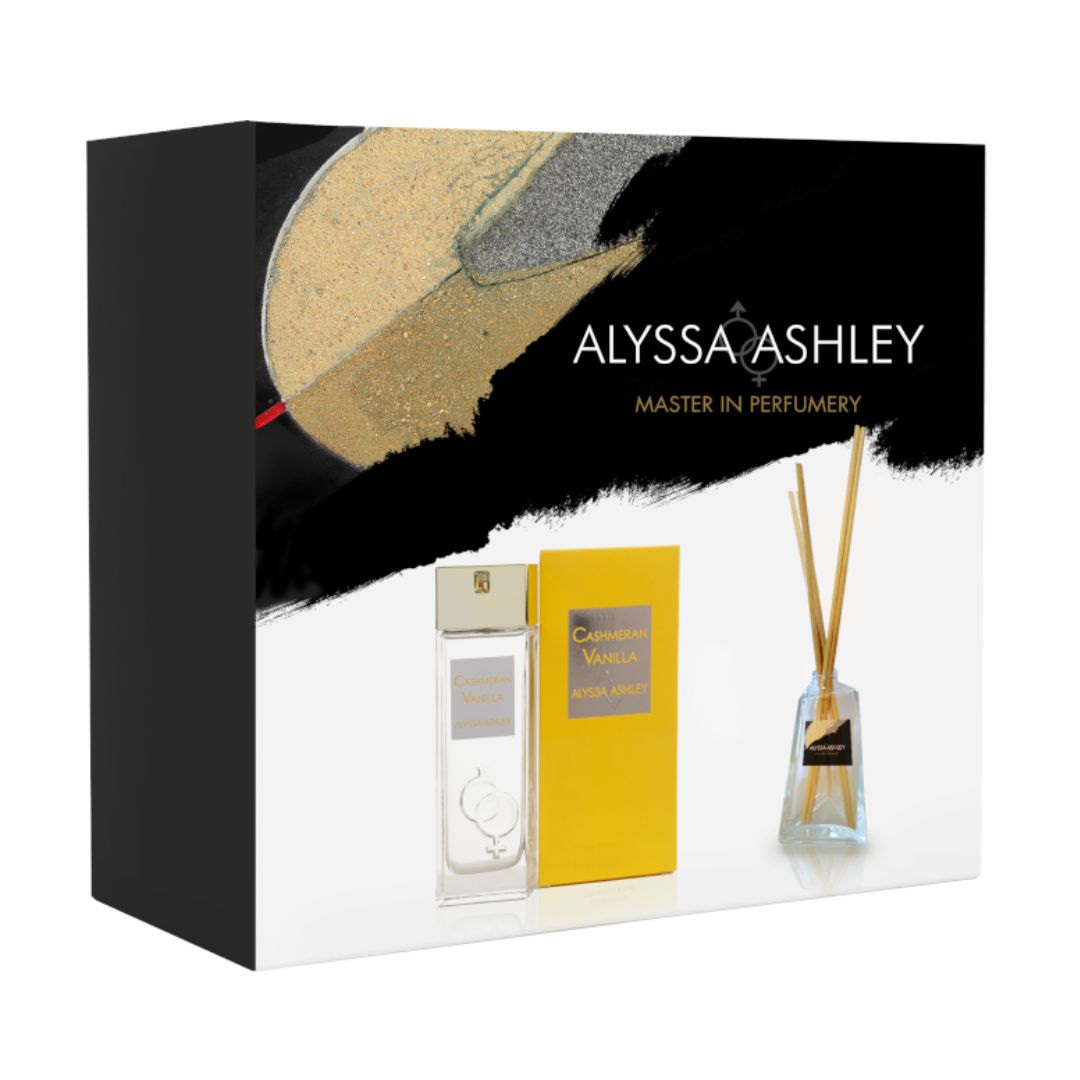 ALYSSA ASHLEY - Cashmeran Vanilla | Set EDP 50ml +  Profumatore Ambiente 50ml