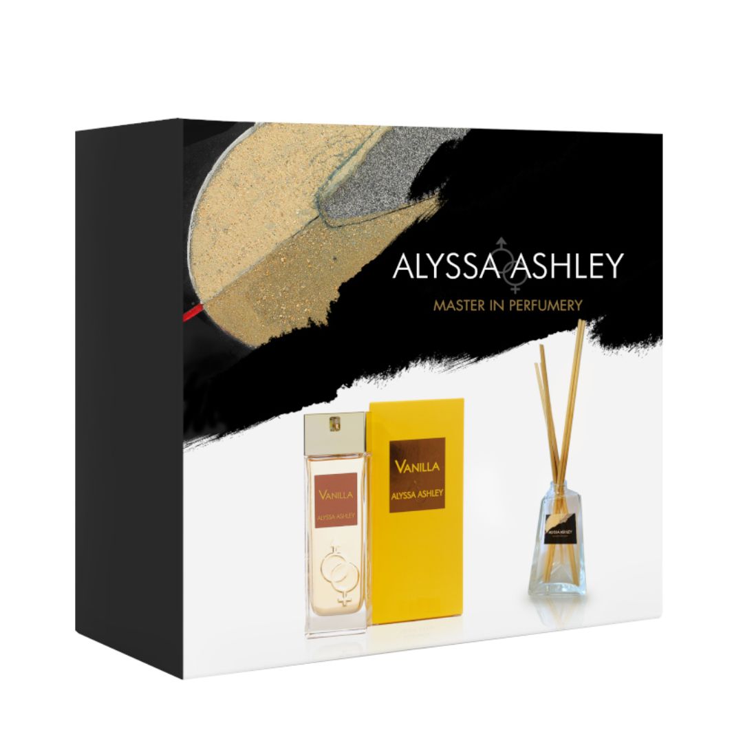 ALYSSA ASHLEY - Vanilla | Set EDP 50ml +  Profumatore Ambiente 50ml