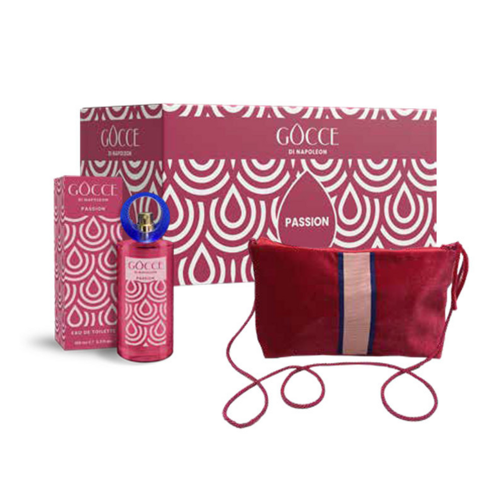 GOCCE DI NAPOLEON PASSION - Cofanetto EDT 100ml + Pochette Tracolla