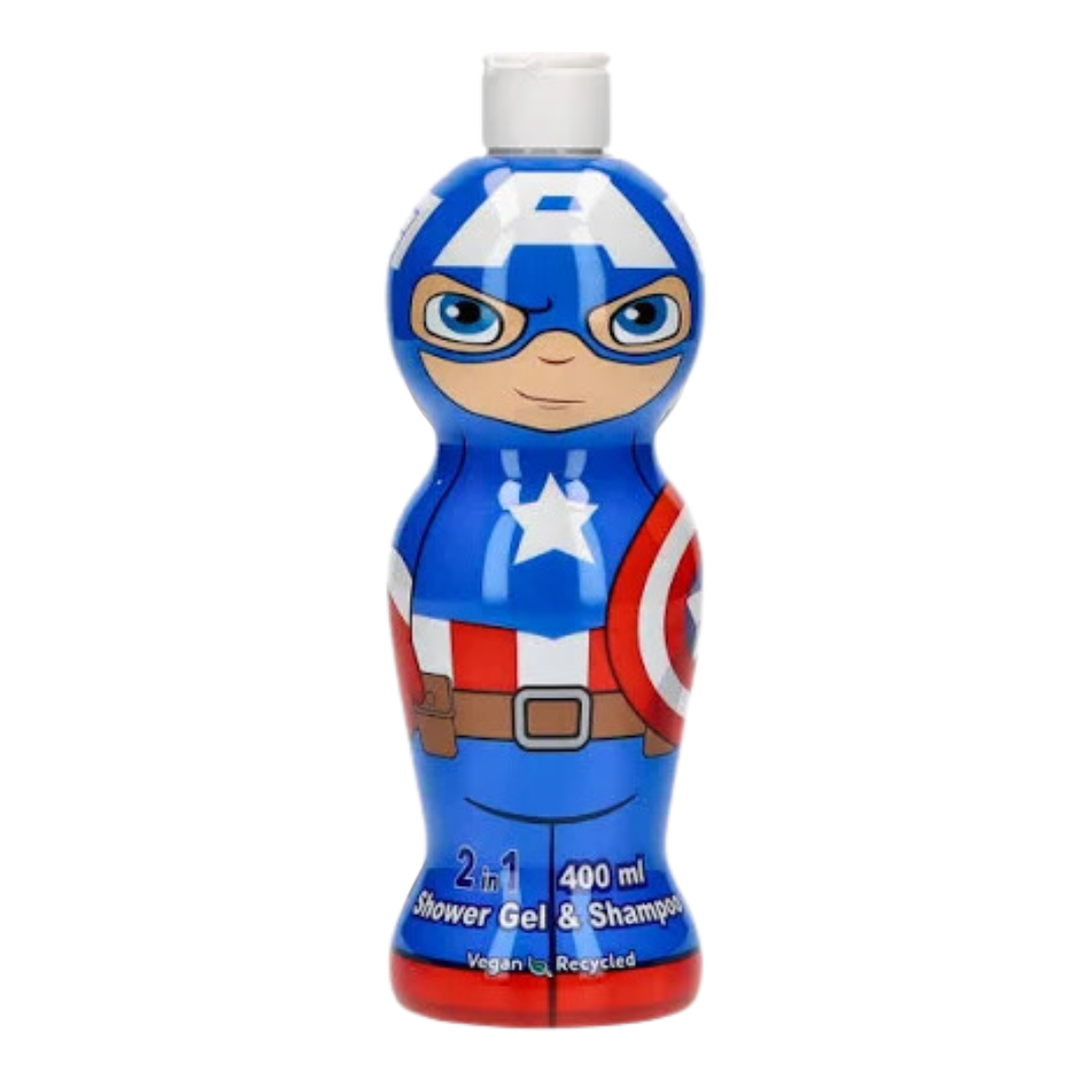 AIR VAL - docciashampoo 400ml CAPITAN AMERICA