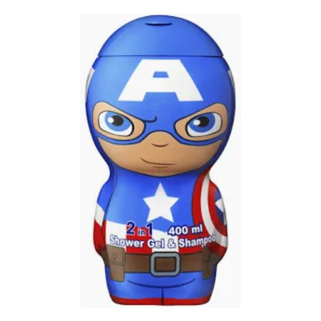 AIR VAL - docciashampoo 400ml 2D CAPITAN AMERICA