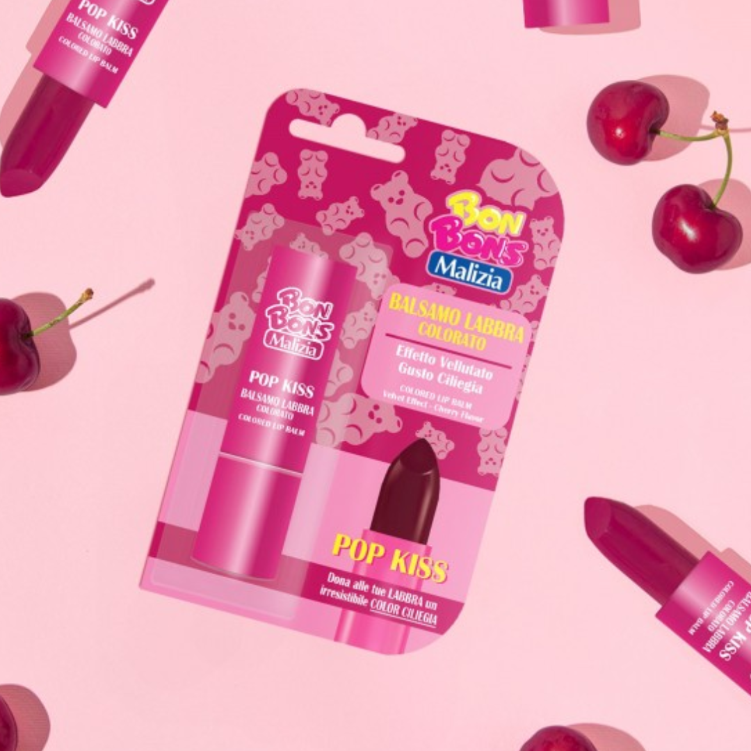 BALSAMO LABBRA - BON BONS POP KISS GUSTO CILIEGIA