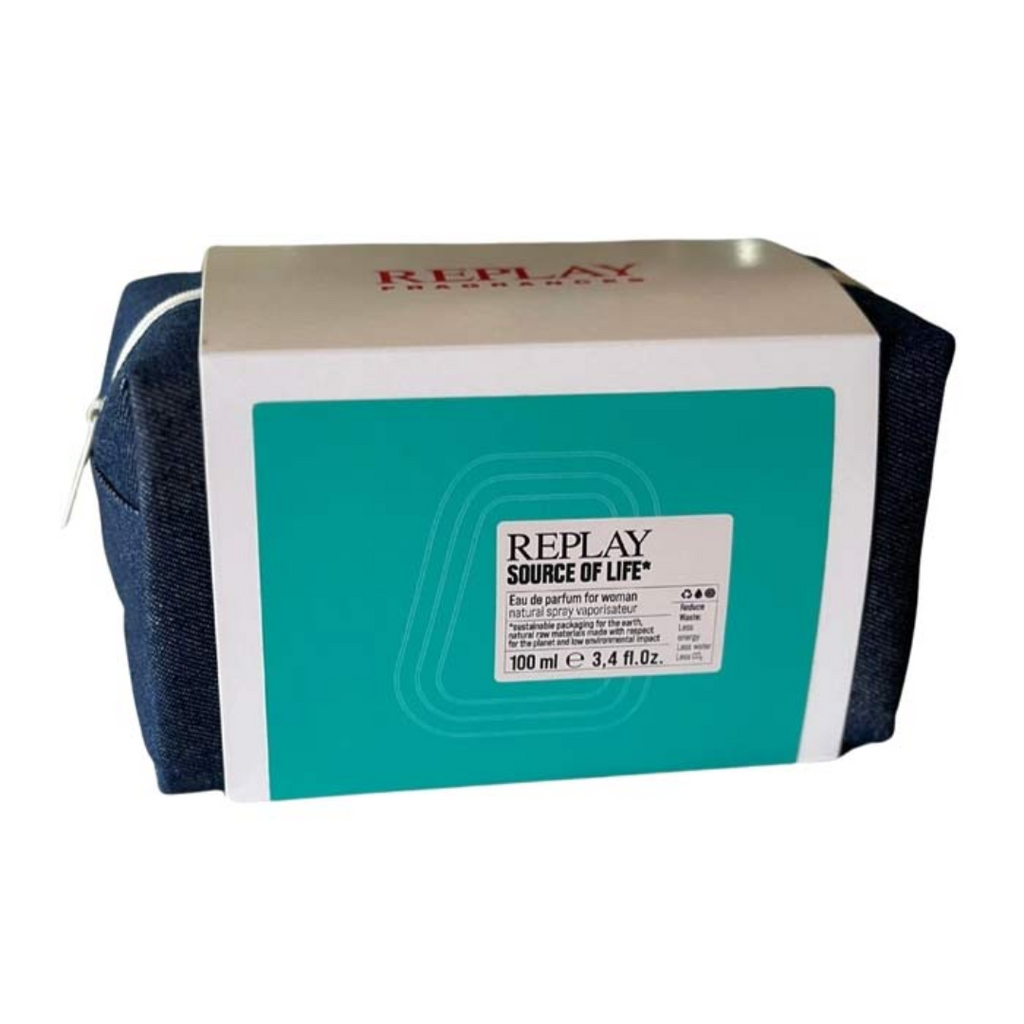 REPLAY SOURCE OF LIFE - Set Regalo Donna EDP 100ml + Pochette