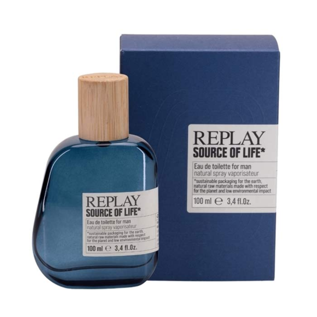 REPLAY - Set Regalo uomo Souce of life  Edt Spray 100 ml Con Pochette