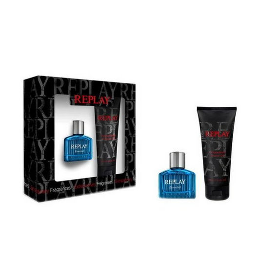 Replay -essential for Him Eau De Toilette 30ml + 100ml Gel Doccia Set Regalo