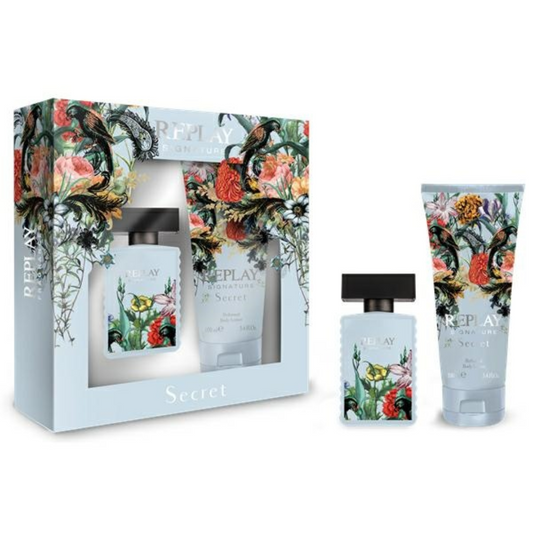 REPLAY- SIGNATURE SECRET FOR WOMAN EDT 30ML+BODYLOTION 100ML