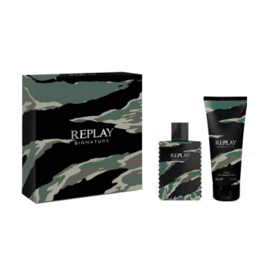 REPLAY- SIGNATURE FOR MAN EDT 30ML+DOCCIA SHAMPOO 100ML